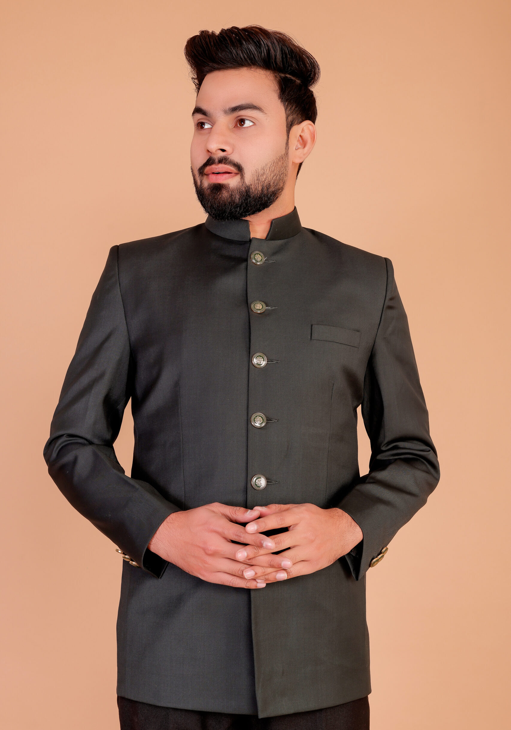 Traditional Bandhgala Suit for Weddings and Celebrations